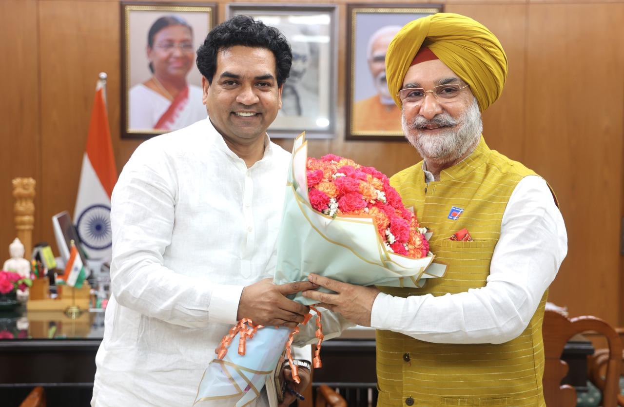 Shri Kapil Mishra, Minister, GNCTD called on Hon’ble Lt. Governor.
