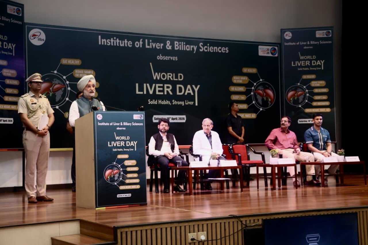 Hon'ble Lt. Governor attended the World Liver Day programme at the Institute of Liver and Biliary Sciences as…