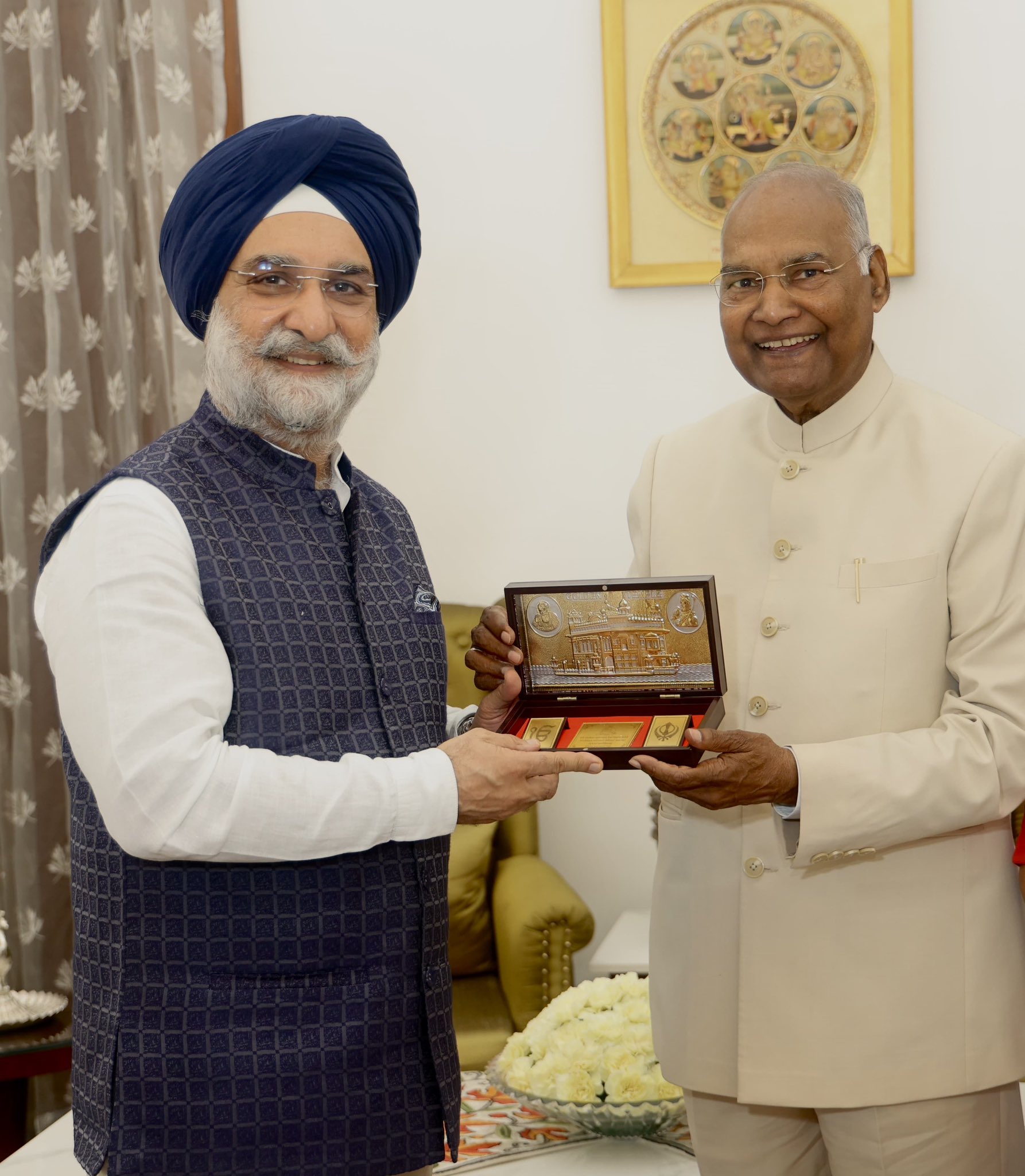 Hon’ble Lt. Governor met former President of India, Hon’ble Shri Ram Nath Koind Ji.