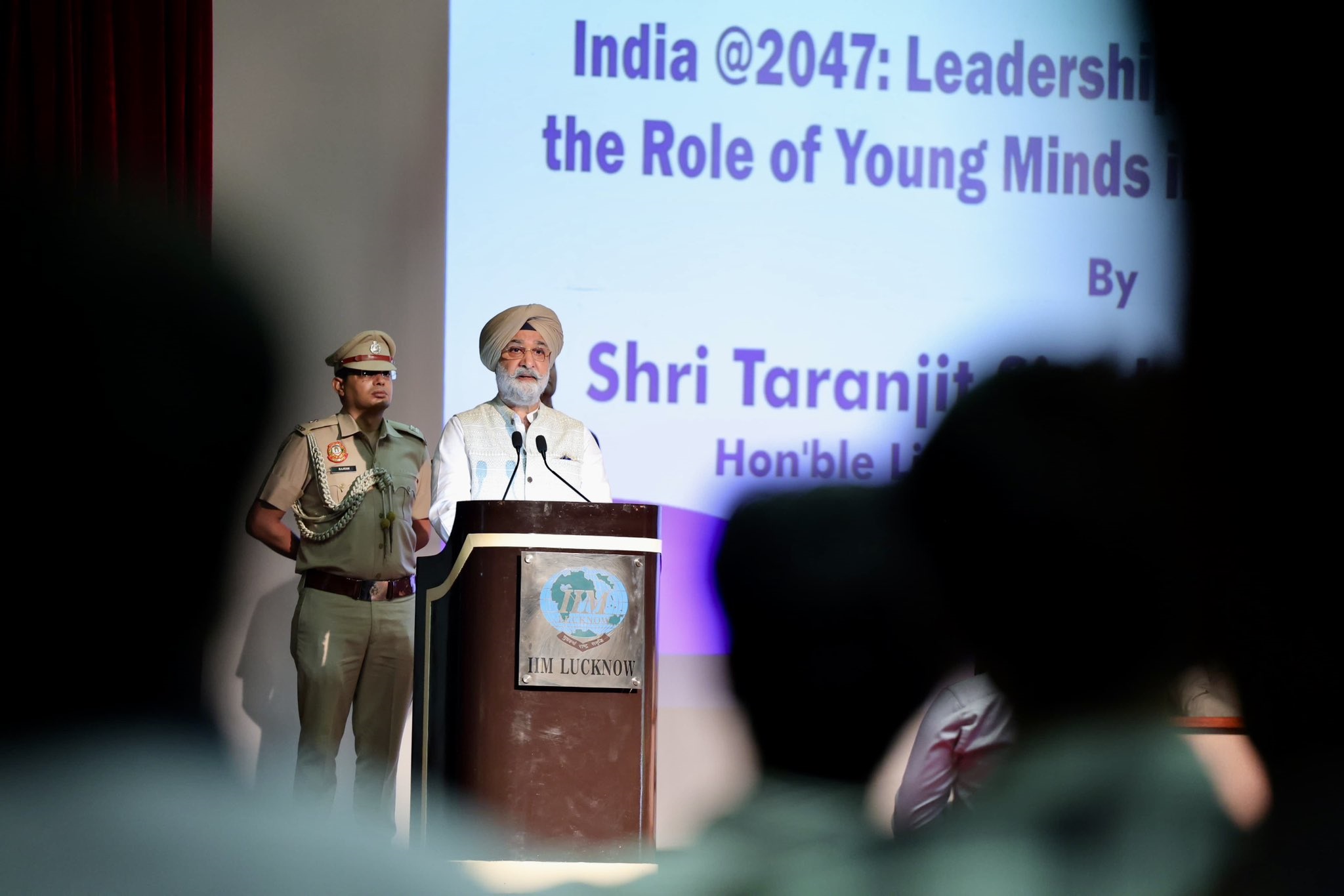 माननीय उपराज्यपाल ने IIM लखनऊ में ‘India@2047: Leadership, Innovation and Nation-Building’ विषय पर फैकल्टी और छात्रों…