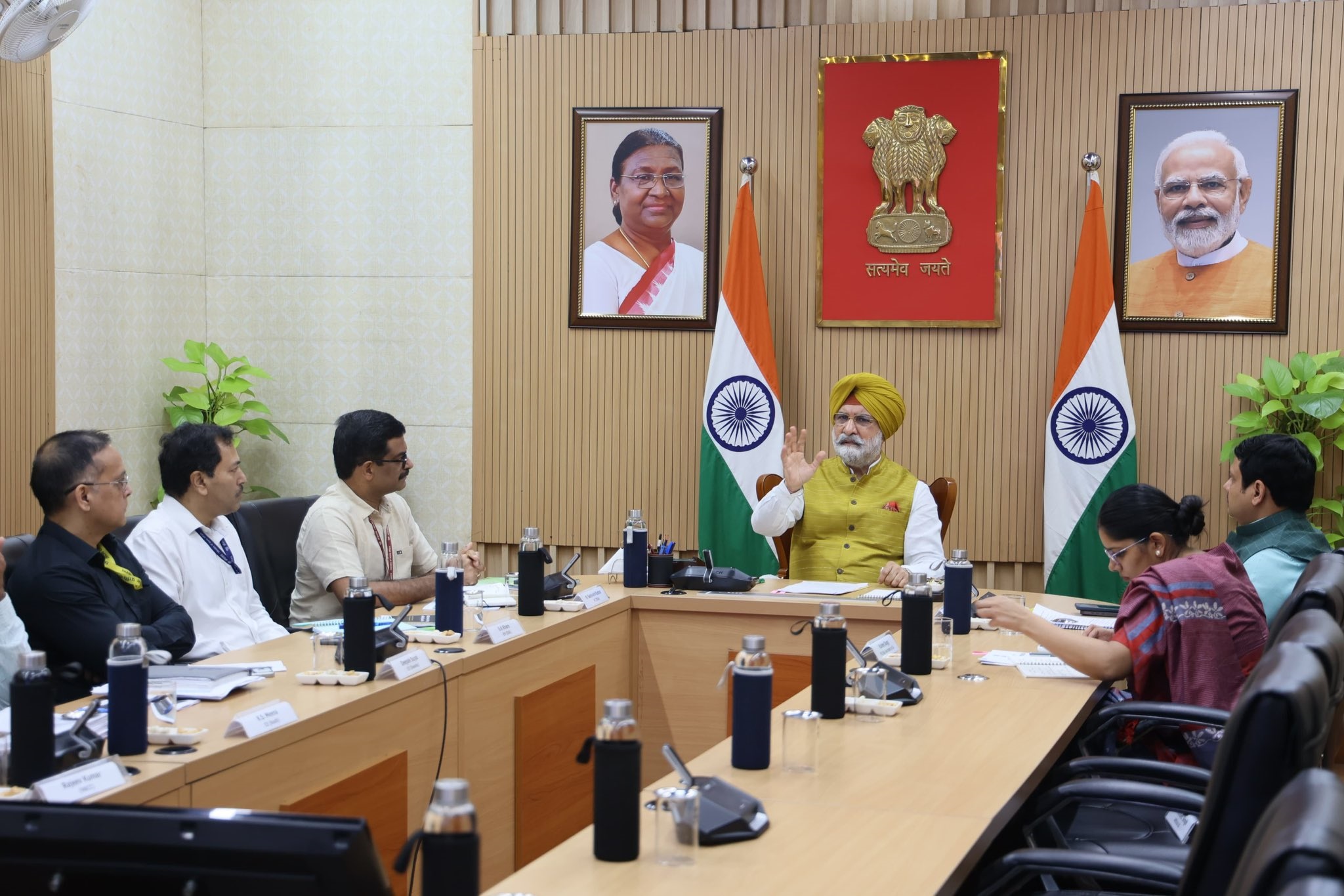 Hon’ble Lt. Governor reviewed the progress of Transit-Oriented Development (TOD) and key urban infrastructure projects…