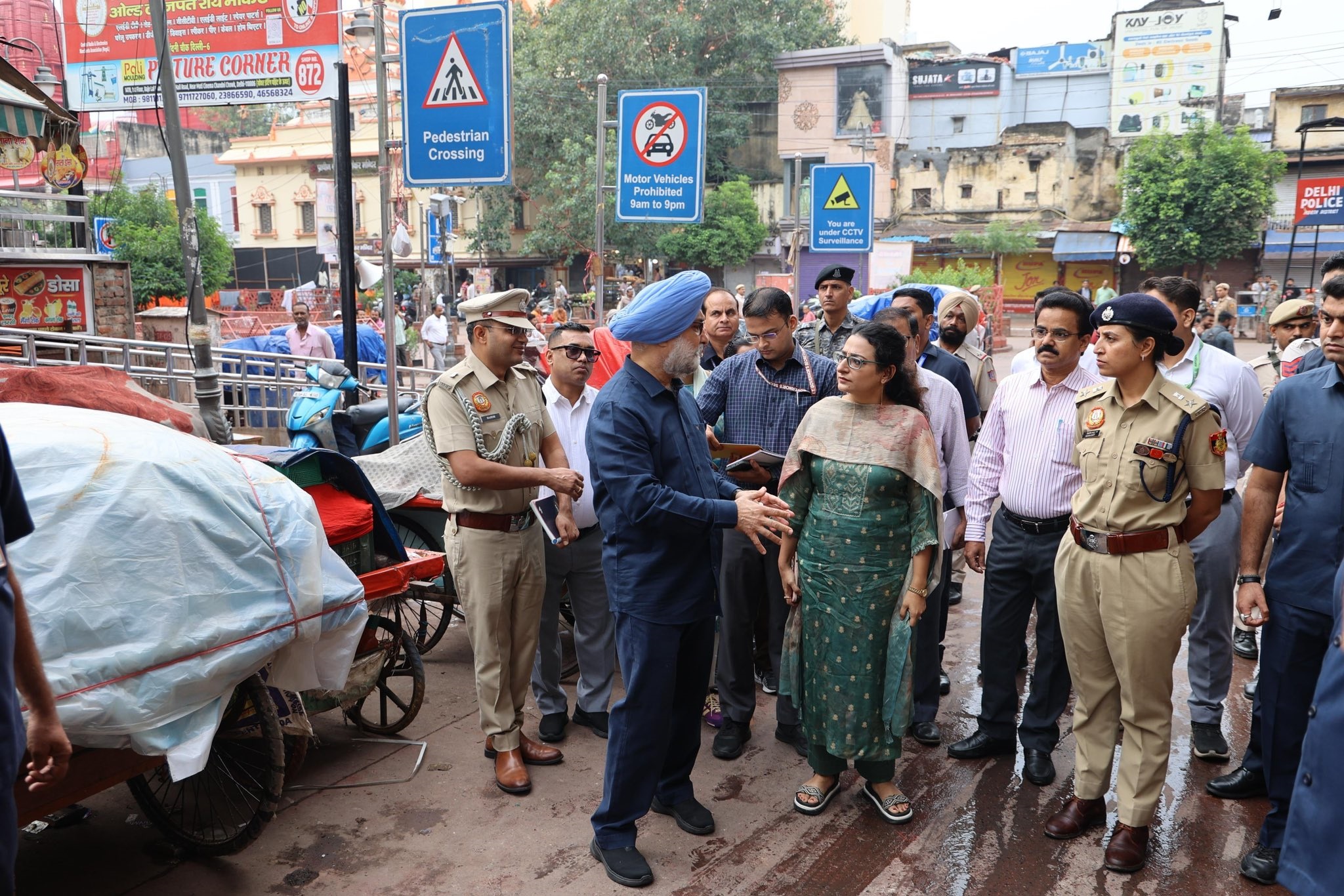Hon’ble Lt. Governor inspected civic and sanitation upkeep across MCD’s Old Delhi Zone.