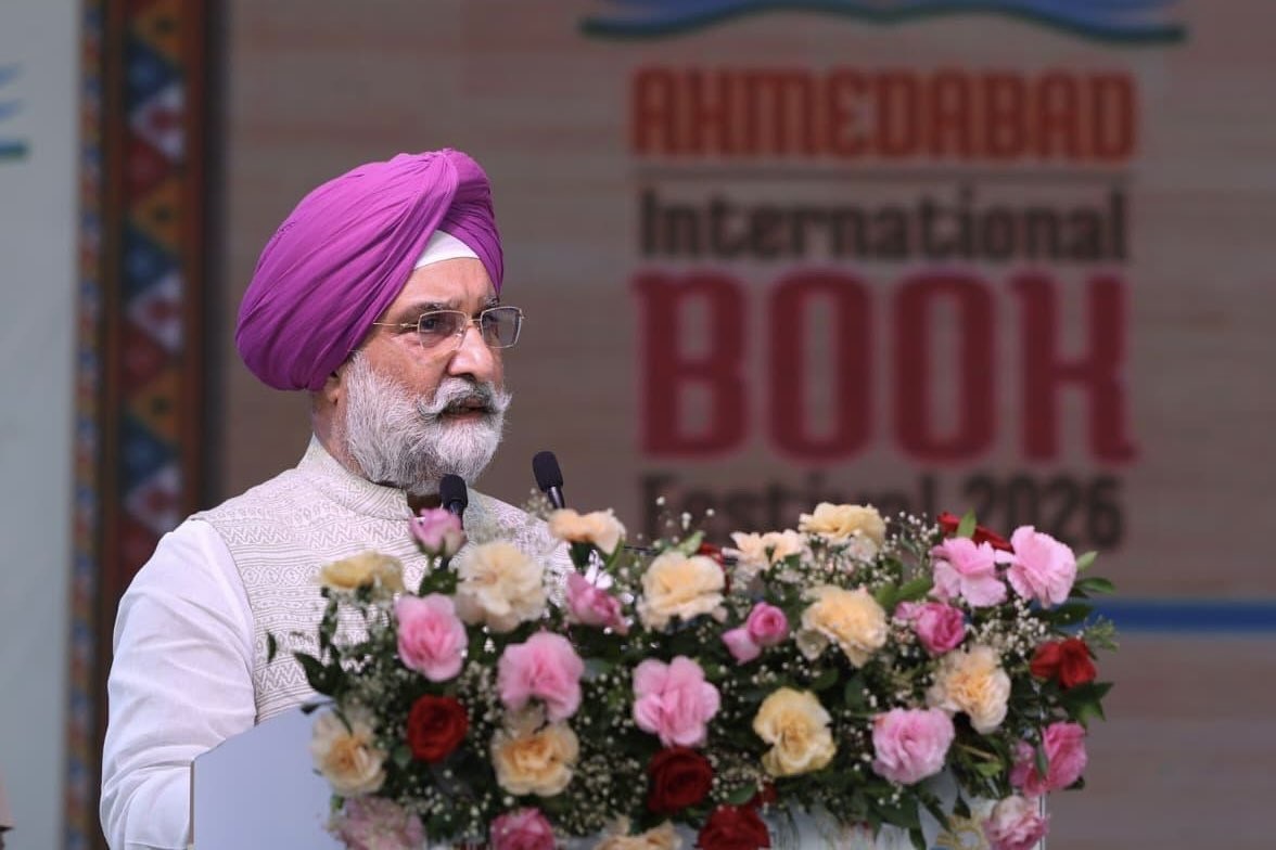 Hon’ble Lt. Governor at Sabarmati Riverfront for the inauguration of the Ahmedabad International Book Festival 2026,…