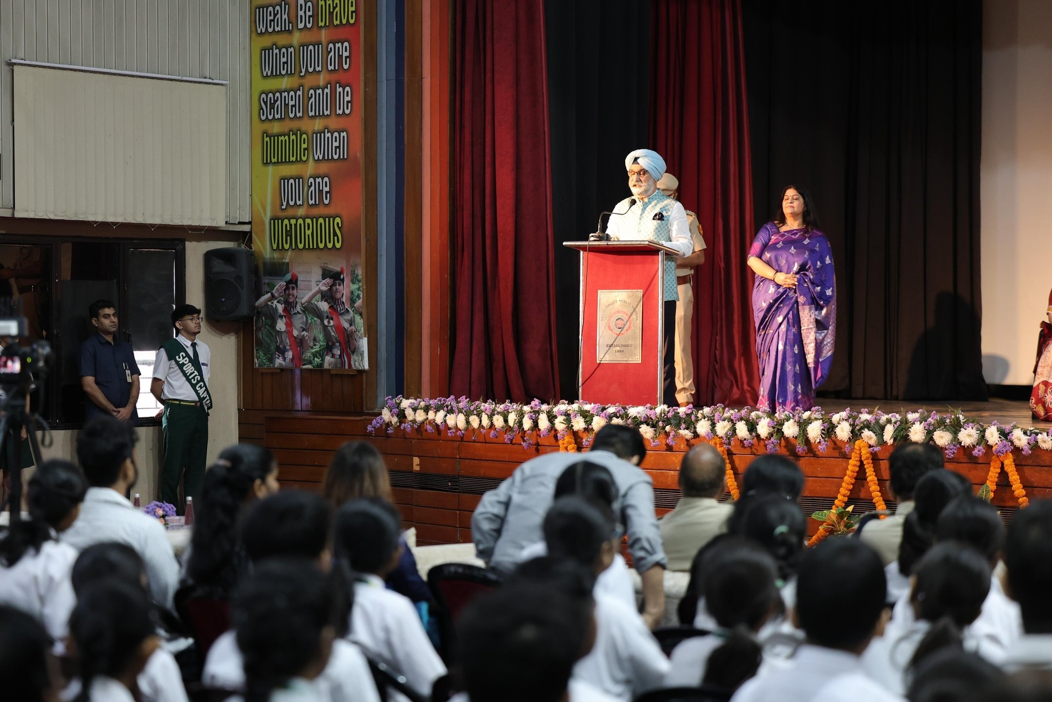 माननीय उपराज्यपाल ने दिल्ली पुलिस पब्लिक स्कूल, सफदरजंग एन्क्लेव में आयोजित सम्मान समारोह में विद्यार्थियों, अभिभावकों…