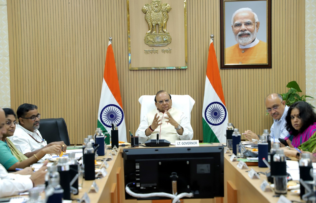 Hon'ble Lt. Governor chaired the Delhi Development Authority Meeting along with its Vice Chairman and other…