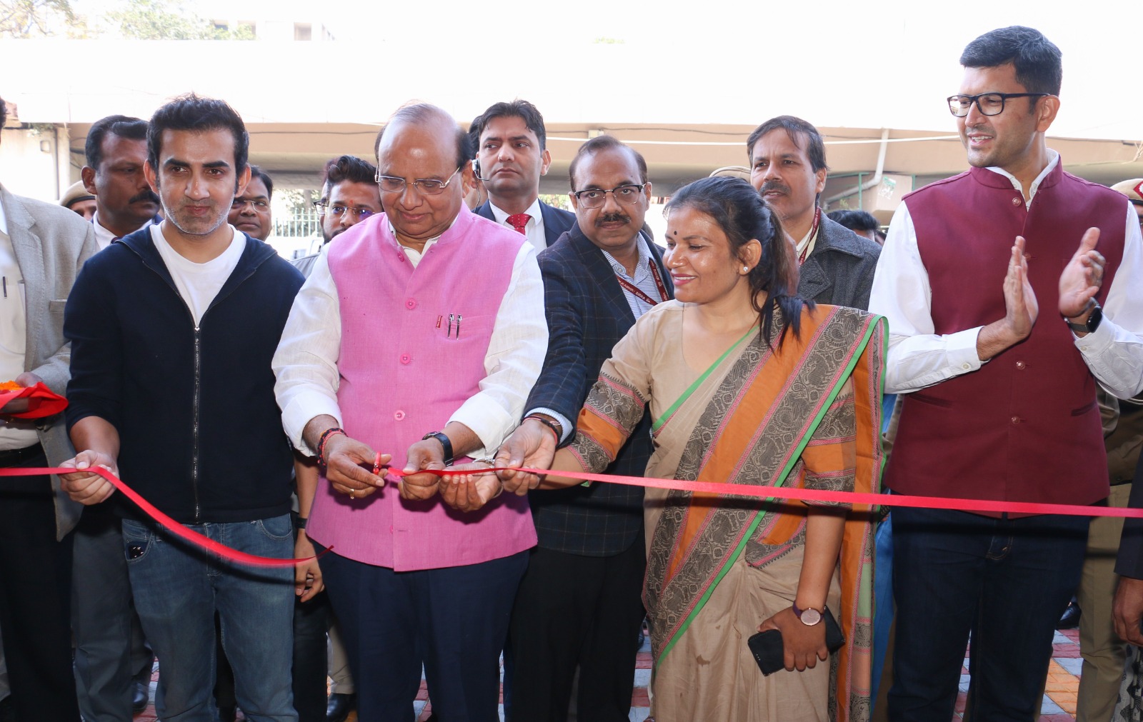Hon'ble Lt. Governor inaugurated an automated multi-level puzzle car parking in Nizamuddin Basti, near Lodhi…