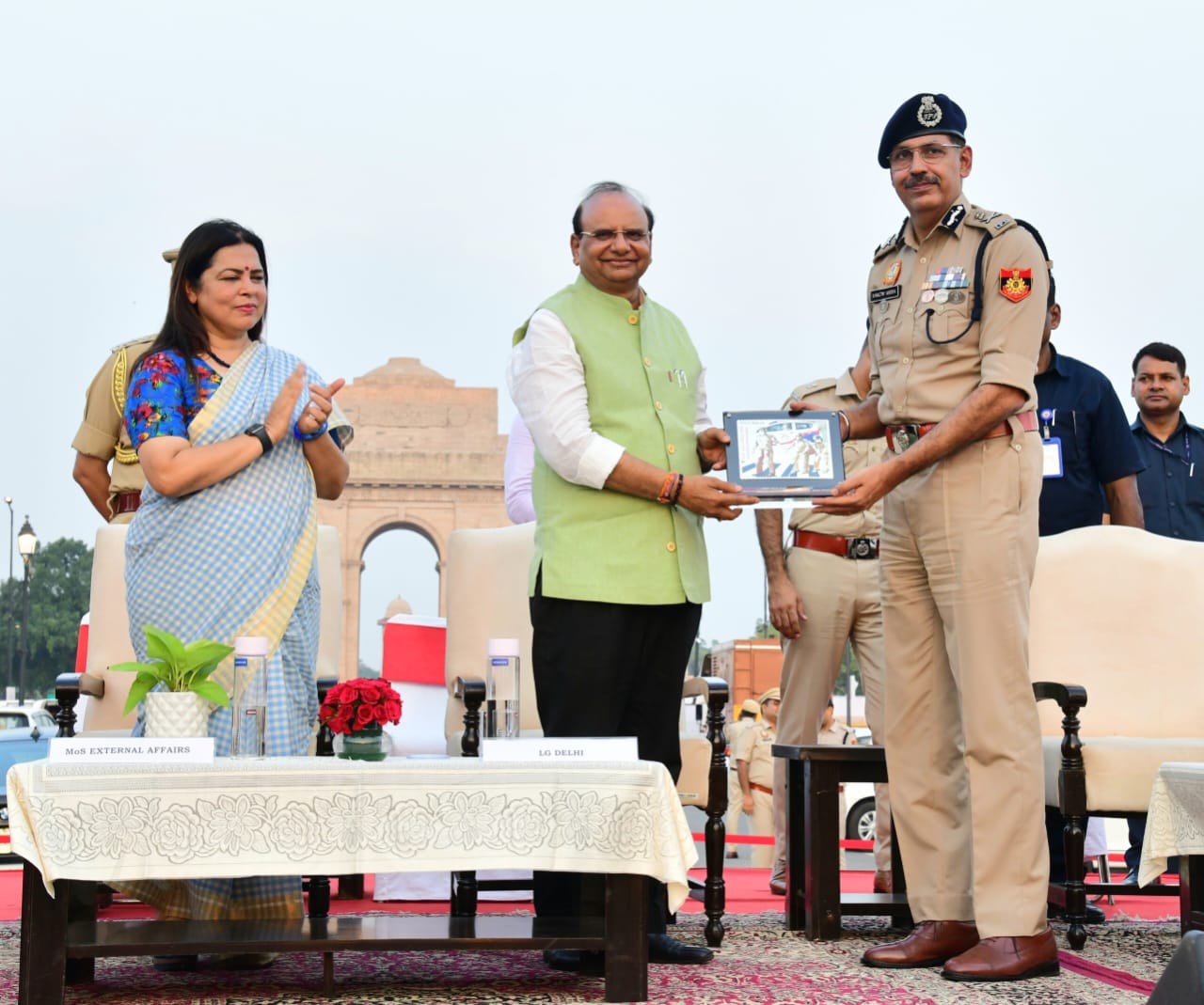 Hon'ble Lt. Governor on the occasion of #SewaDiwas, launched DelhiPolice's #WeCare initiative amidst…