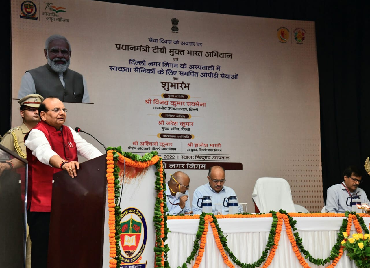 Hon'ble Lt. Governor on the occasion of #SewaDiwas, inaugurated Dedicated Service Counter for Swachhta Sainiks at…