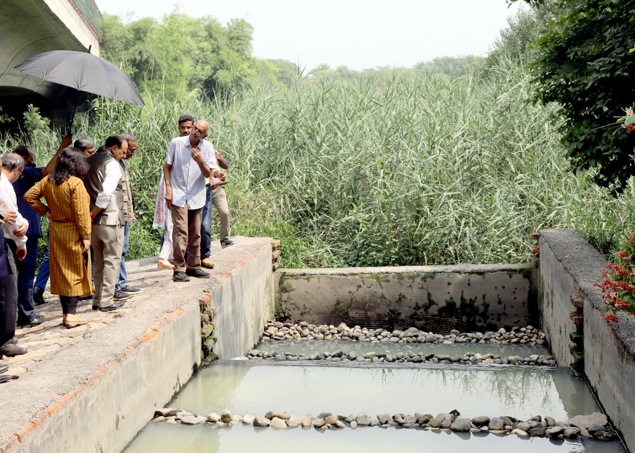 Hon’ble Lt. Governor visited Neela Hauz Bio-diversity park- an exemplary model of urban ecological rejuvenation…