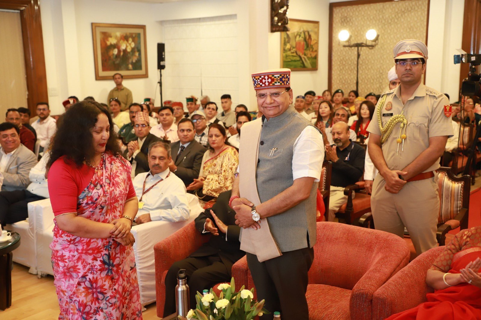 Foundation Day of Sikkim and Himachal Pradesh celebrated at Raj Niwas.