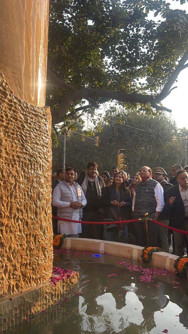 Hon’ble Lt. Governor along with Hon’ble MP, Smt Kamaljeet Sehrawat, inaugurated four aesthetically designed column…