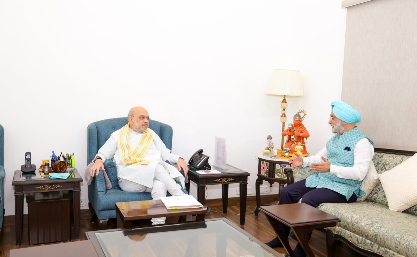 Hon’ble Lt. Governor met Hon’ble Home Minister Shri Amit Shah.