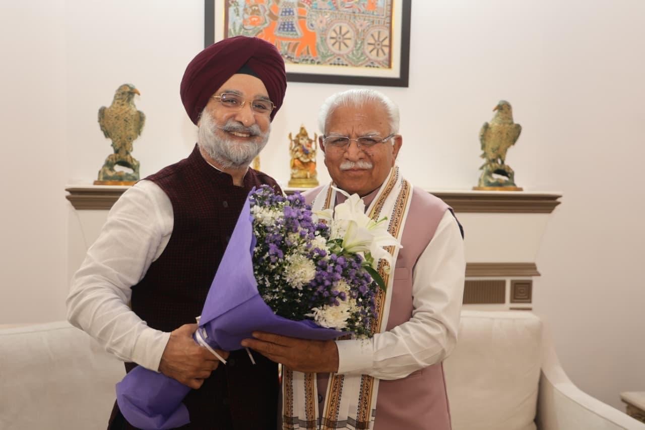 Hon’ble Lt. Governor met Shri ML Khattar, Hon’ble Union Minister.