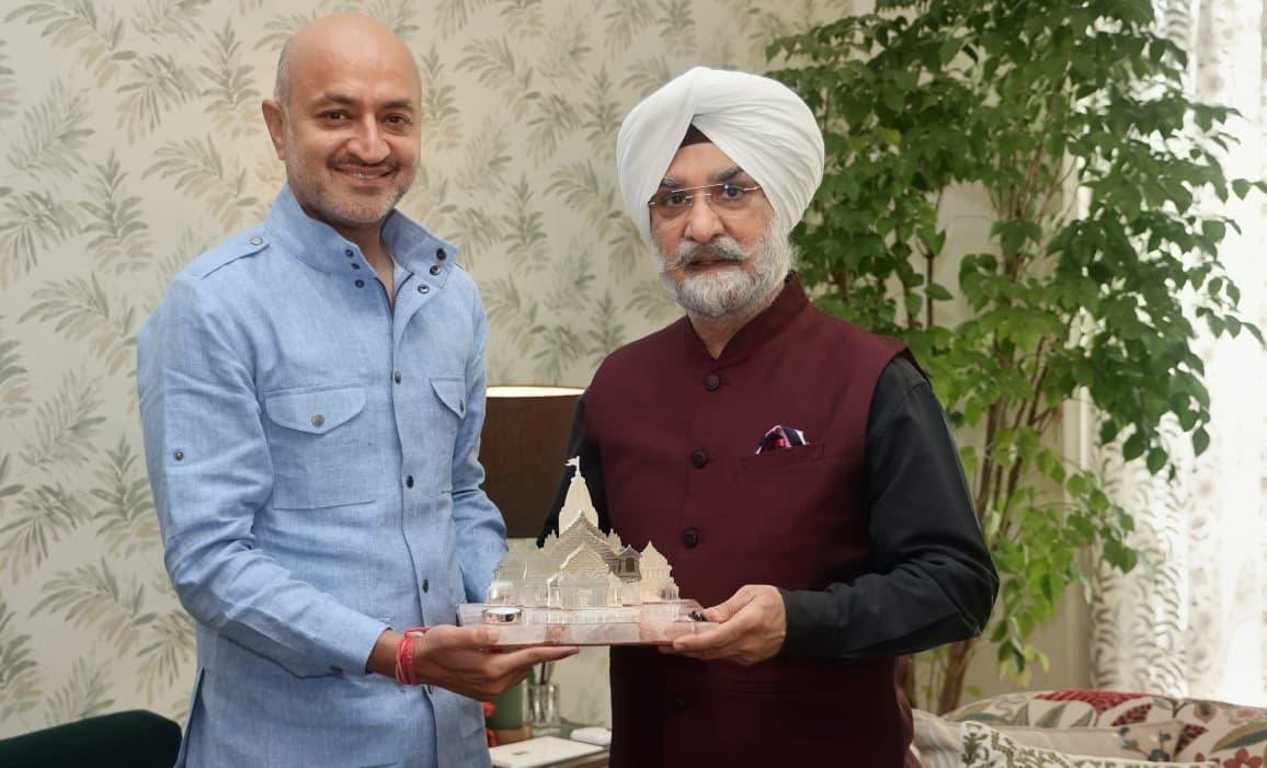 Shri Karan Gilhotra, Chairman PHD Chamber, Chandigarh, called on Hon’ble Lt. Governor.