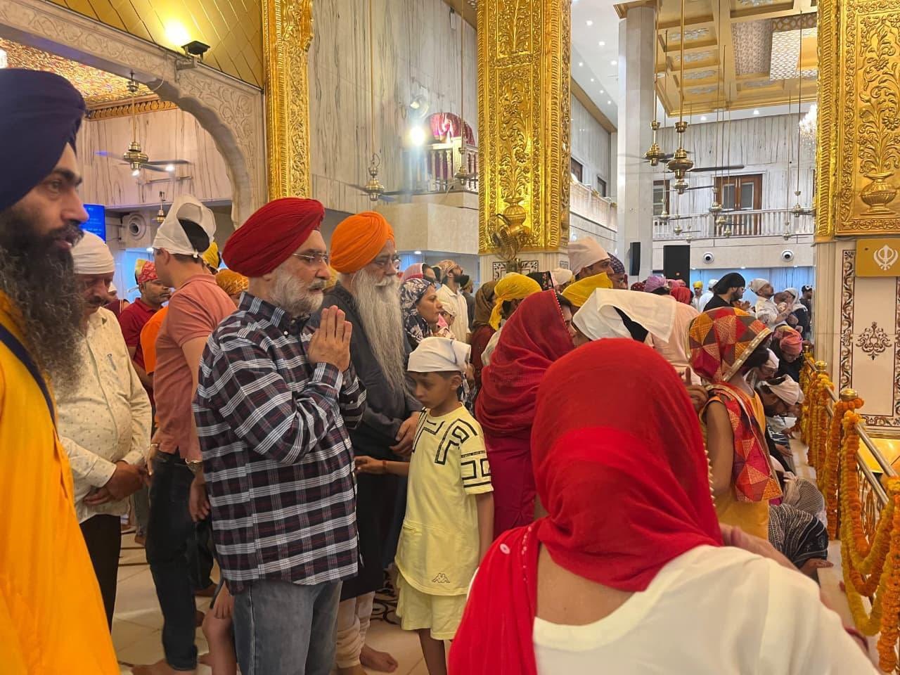 Hon’ble Lt. Governor attended the 20th Raag Darbar at Gurdwara Bangla Sahib.