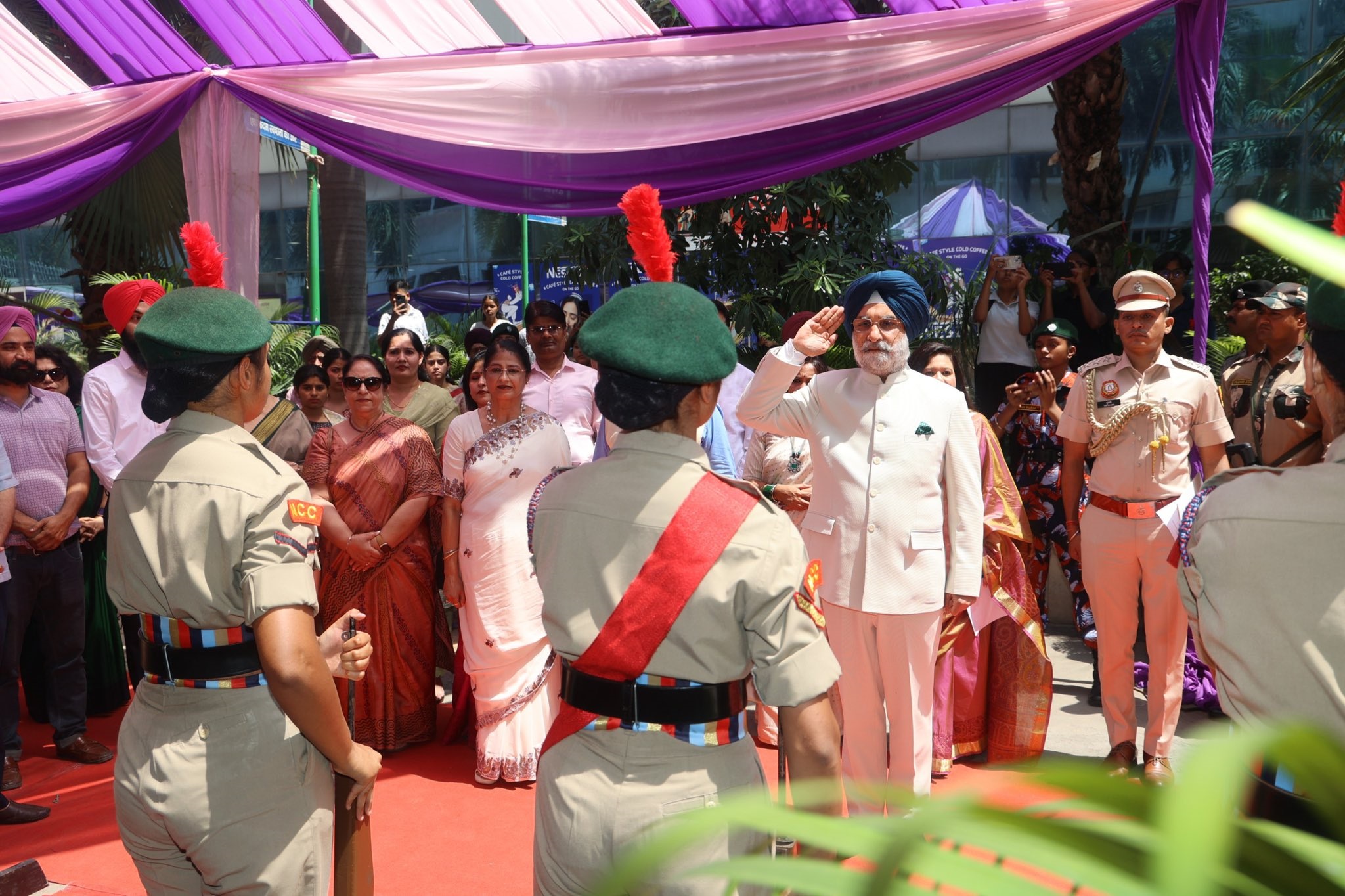 Hon’ble Lt. Governor attended the 59th Annual Day celebrations of Mata Sundri College for Women.
