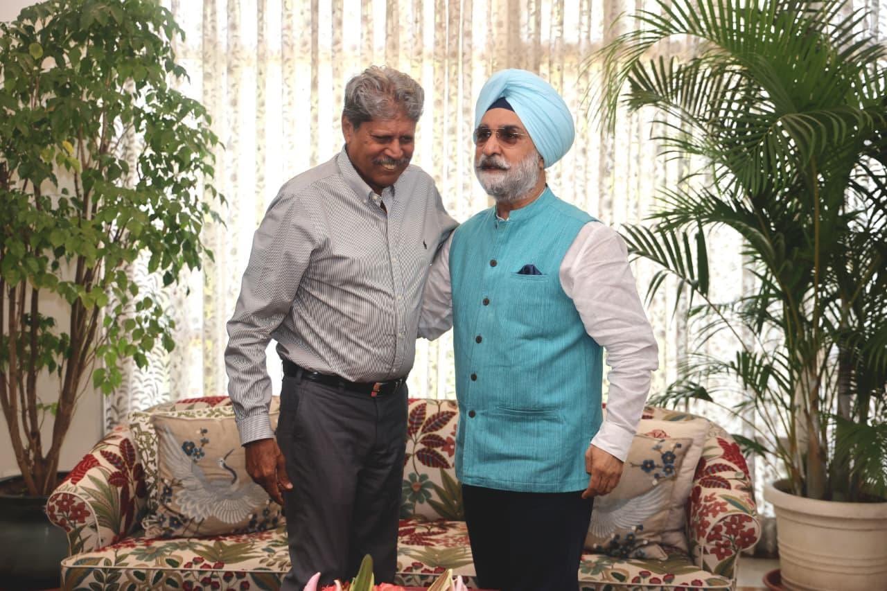 Legendary Cricketer and Icon, Shri Kapil Dev and noted Golfer, Shri Amandeep Johl called on Hon’ble Lt. Governor.