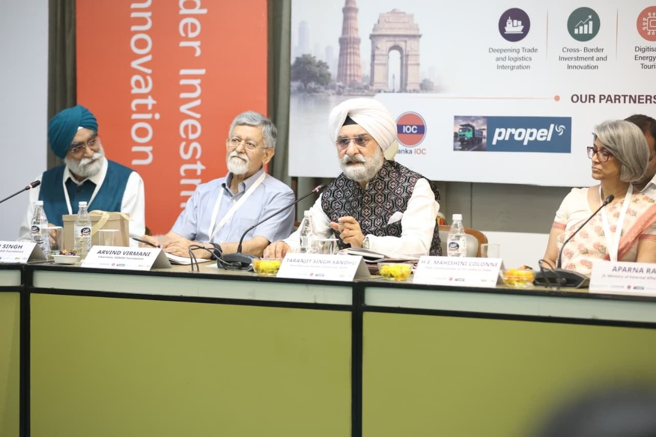 Hon’ble Lt. Governor addressed the Indo-Sri Lanka Economic Conference at IIC Delhi.