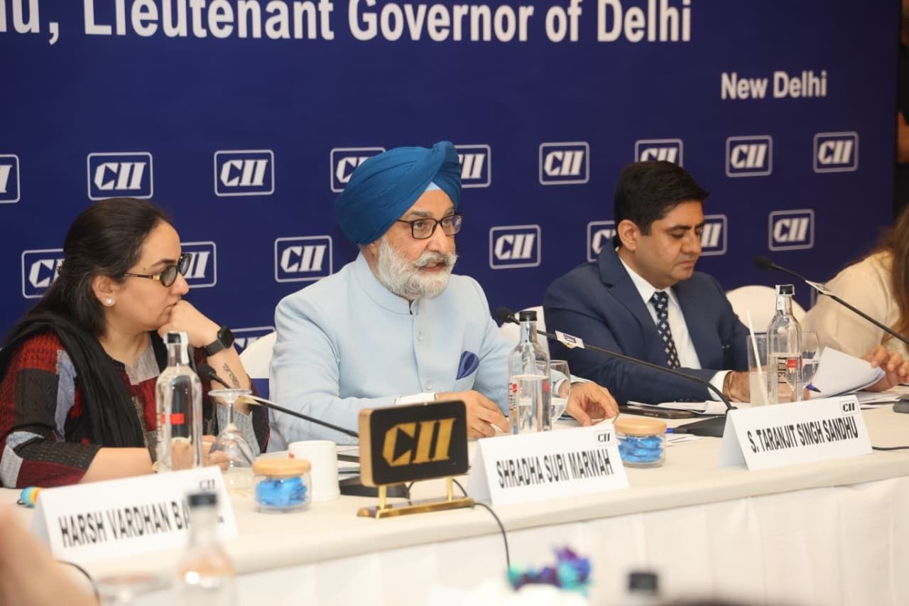 Hon’ble Lt. Governor addressed the CII Northern Regional Council Meeting.