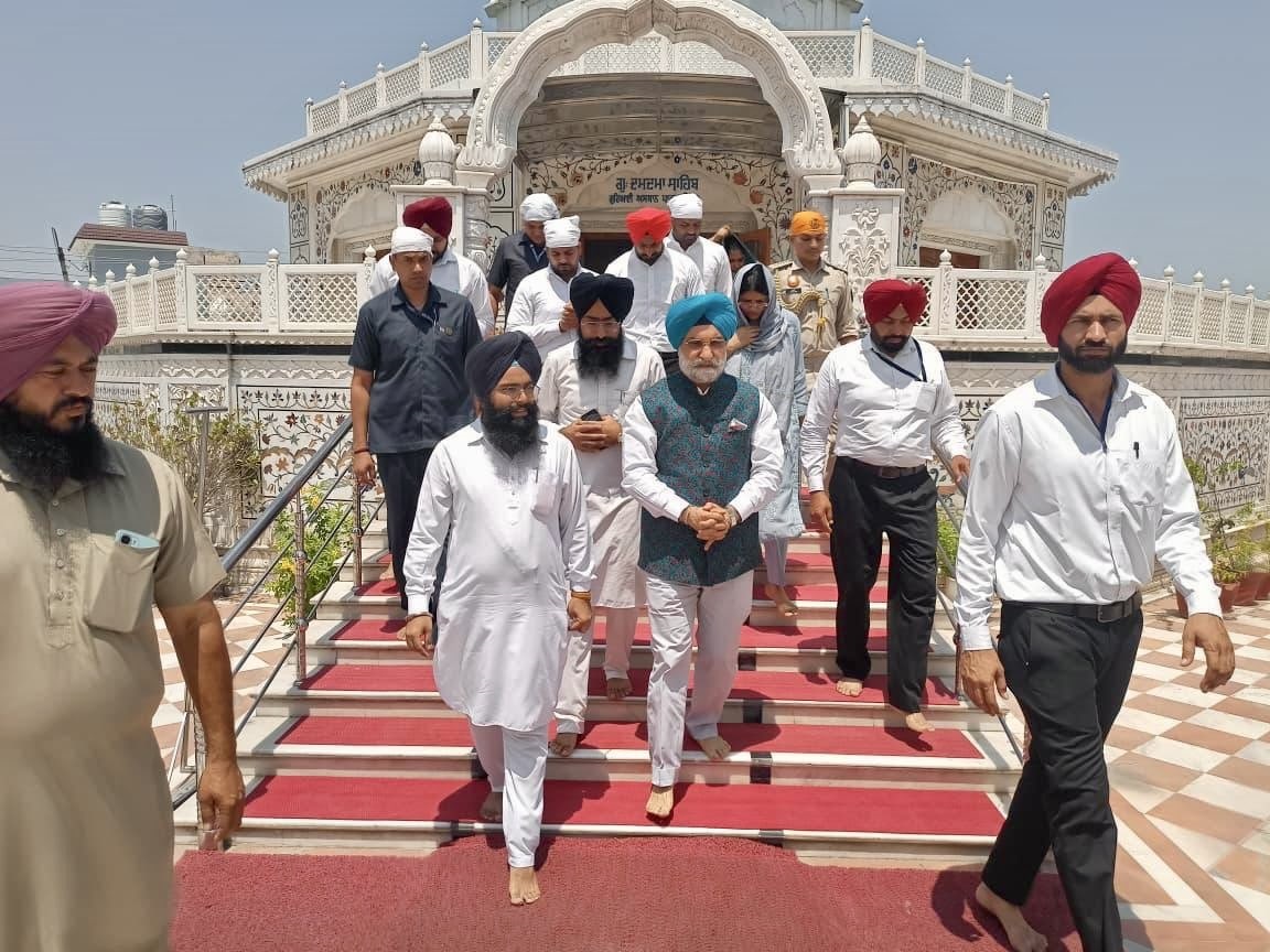 Hon’ble Lt. Governor at Sri Anandpur Sahib the sacred land where Guru Gobind Singh Ji founded the Khalsa Panth.