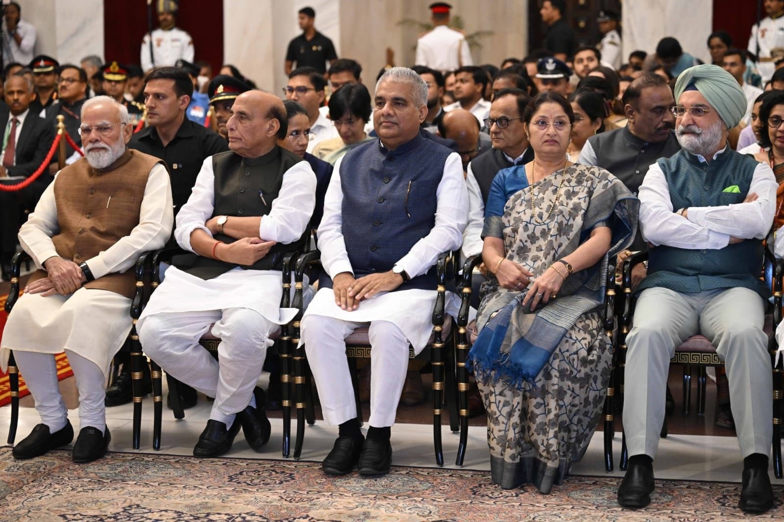 Hon’ble Lt. Governor attended the Defence Investiture Ceremony 2026 at Rashtrapati Bhavan.