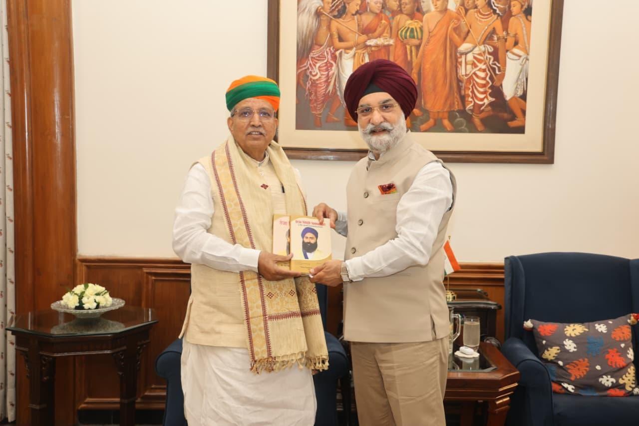 Hon’ble Lt. Governor met with the Hon’ble Union Minister of State for Law & Justice and Parliamentary Affairs, Shri…