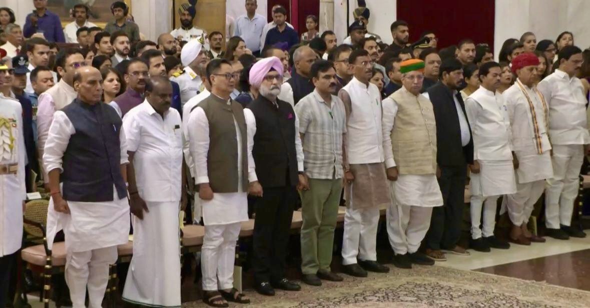 Hon’ble Lt. Governor attended the Defence Investiture Ceremony 2026 (Phase II) at Rashtrapati Bhavan.