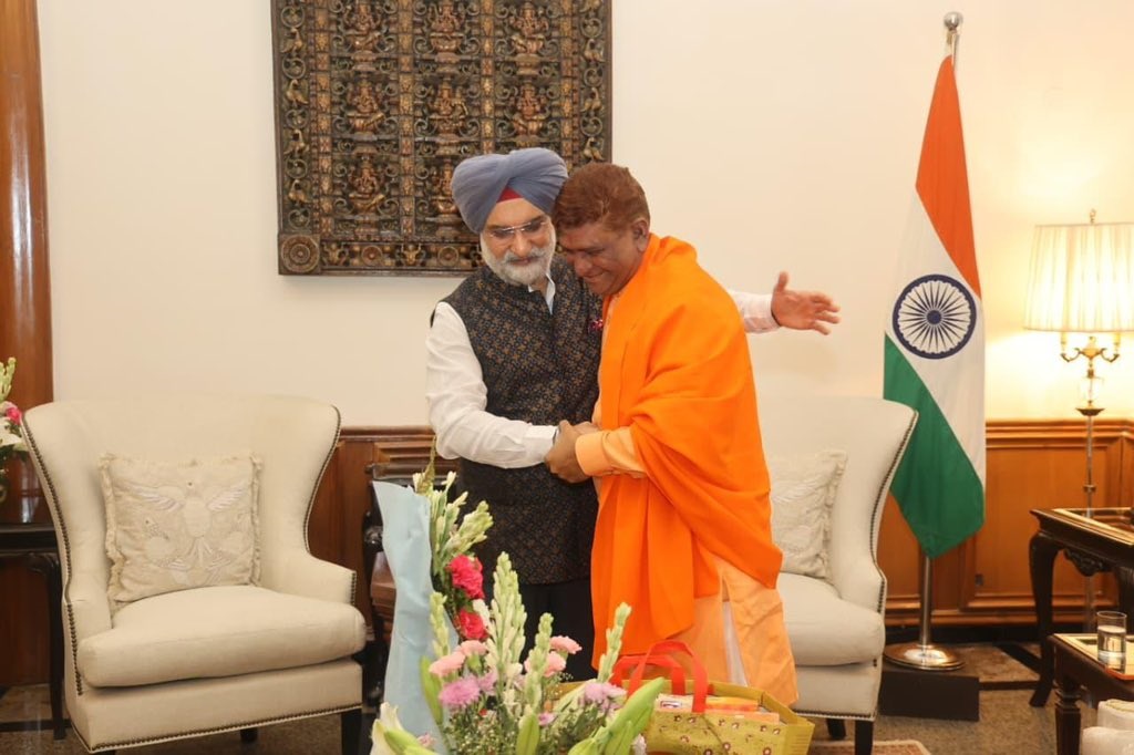 Shri Karnail Singh, MLA, called on Hon’ble Lt. Governor.