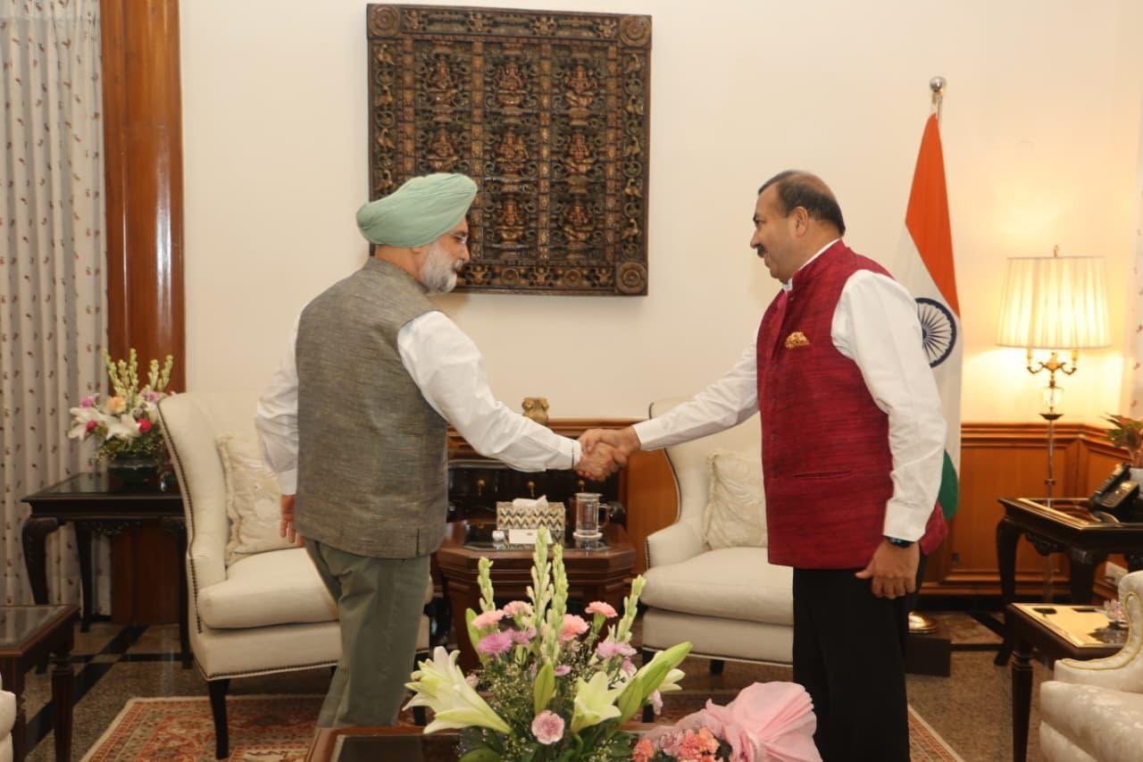 Shri Sudhanshu Pandey, Election Commissioner (UTs), called on Hon’ble Lt. Governor.
