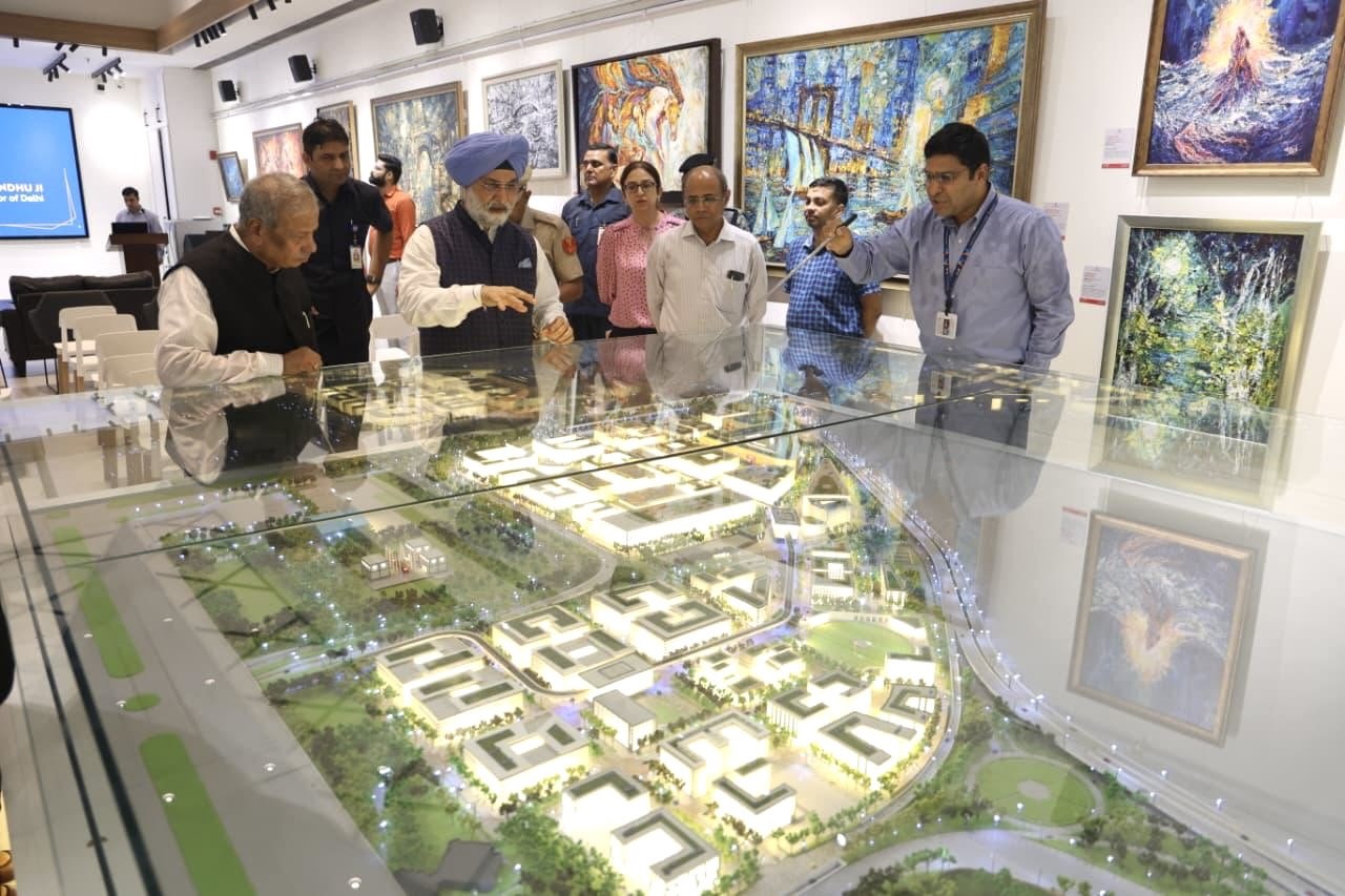 Hon’ble Lt. Governor visited Aerocity, where GMR officials presented an overview of the district’s ongoing…