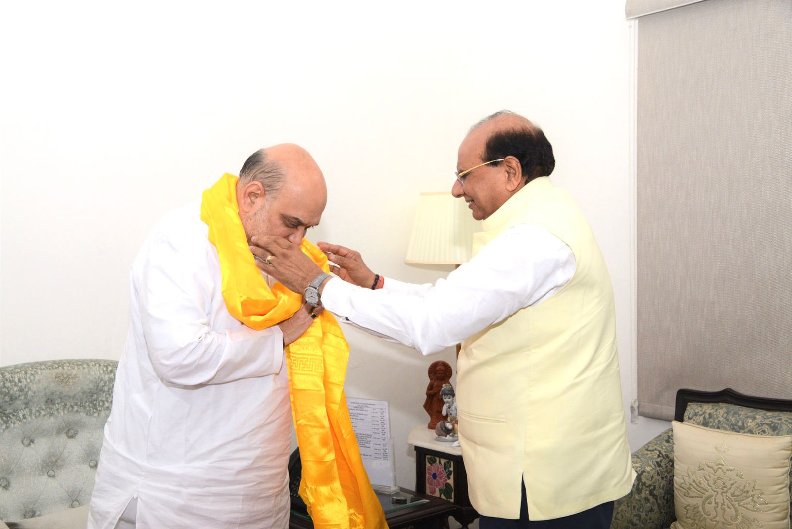 Hon'ble Lt Governor Shri Vinai Kumar Saxena called on Hon'ble Home Minister, Shri Amit Shah ji after assuming…