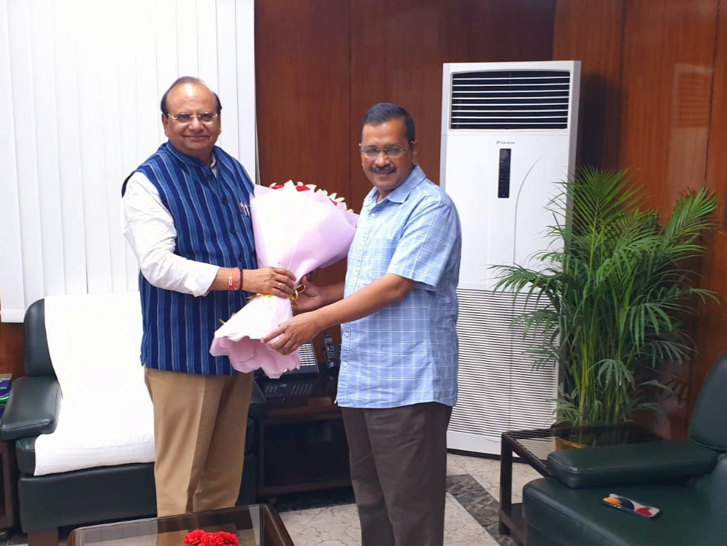 Hon'ble Chief Minister, Shri Arvind Kejriwal ji called on the Hon'ble Lt Governor at Raj Niwas
