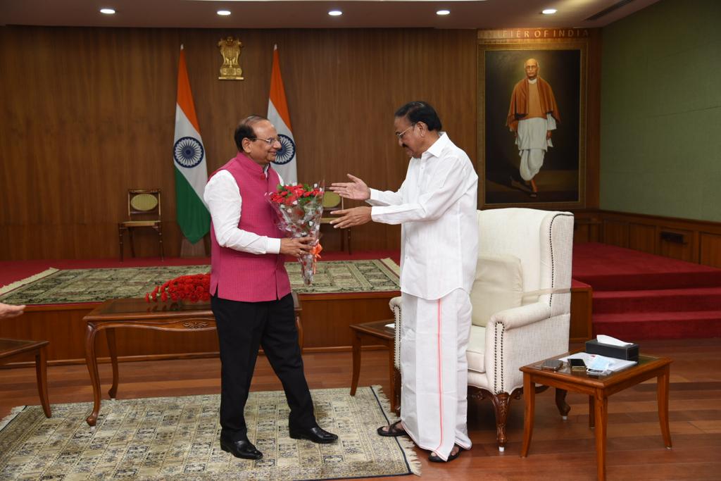 Hon'ble Lt. Governor Called On Hon'ble Vice President Of India, Shri M. Venkaiah Naidu Ji