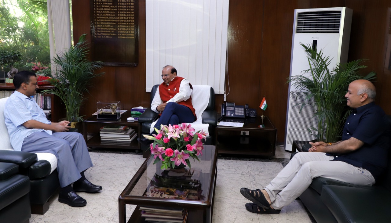 Hon’ble Lt. Governor along with Hon’ble Chief Minister and Hon’ble Deputy Chief Minister chaired a high level meeting…