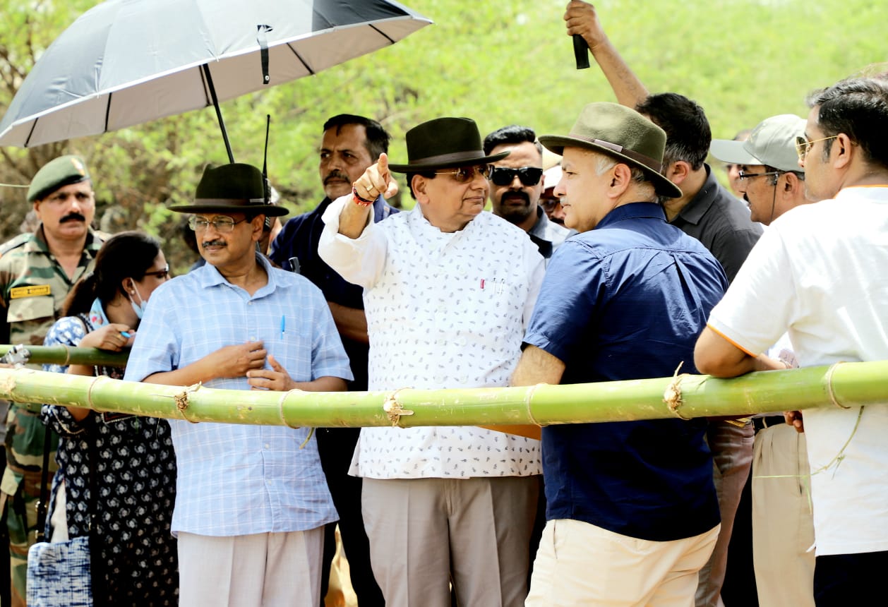 Hon'ble Lt. Governor visited the Asola-Bhatti Mines Forest area along with Hon'ble CM & Hon'ble…