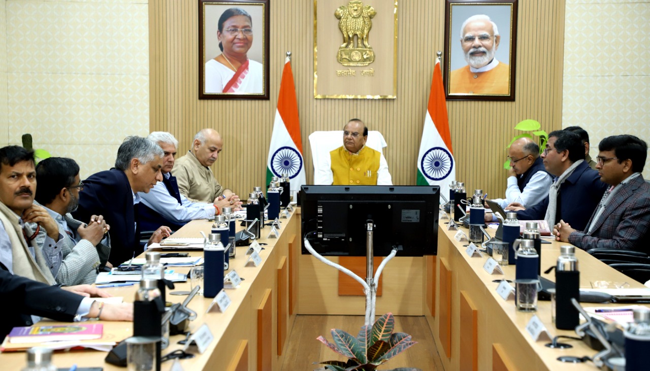 Hon’ble Lt. Governor chaired meeting to review preparedness for the G-20 Summit.