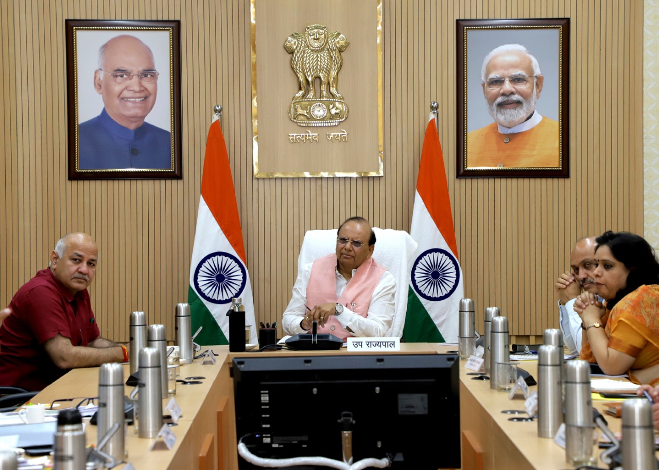 Hon'ble Lt. Governor chaired a meeting to review the COVID & vector borne diseases situation in the Capital…
