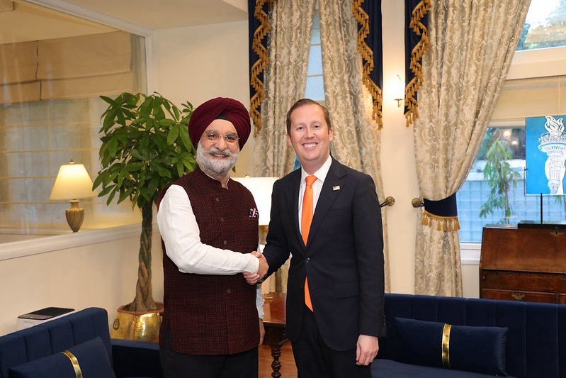 Hon’ble Lt. Governor met U.S. Ambassador to India Mr. Sergio Gor.