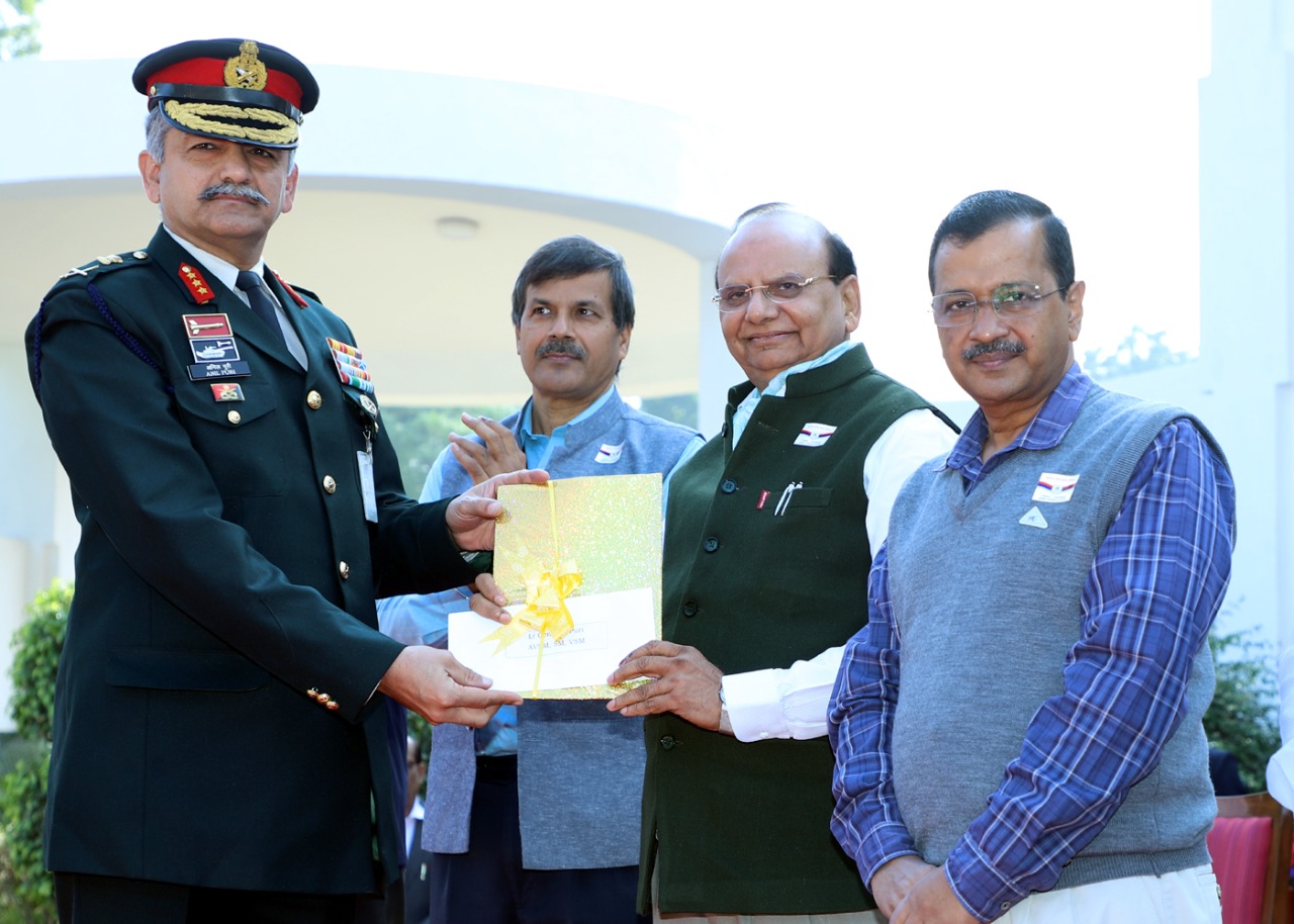 Hon’ble Lt. Governor felicitated Gallantry Award Winners on the occasion of Armed Forces Flag Day 2022.
