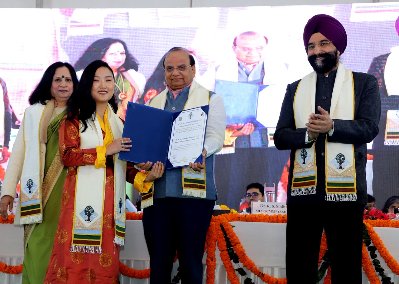 Hon’ble Lt. Governor addressed the 11th Convocation of Dr. B.R. Ambedkar University.
