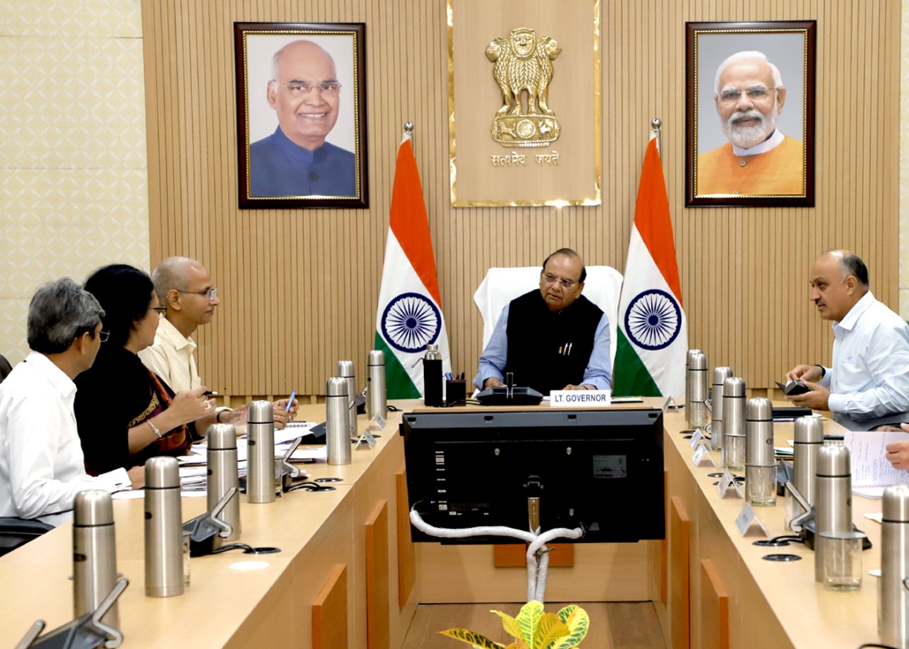 Hon'ble Lt. Governor reviewed the functioning and progress of works undertaken by the Forensic Science Laboratory
