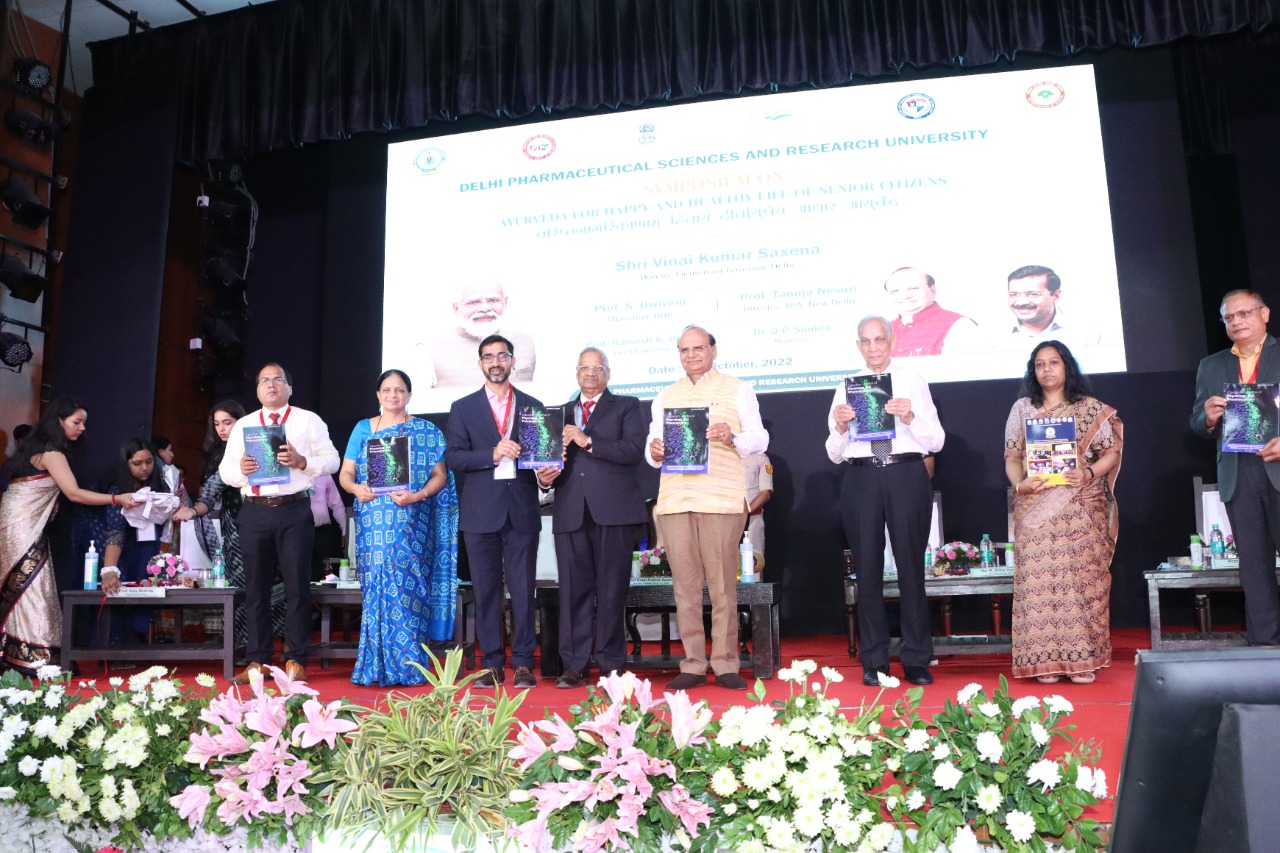 Hon’ble Lt. Governor addressed Symposium on "Ayurveda for Happy & Healthy Life" of Senior Citizens by…