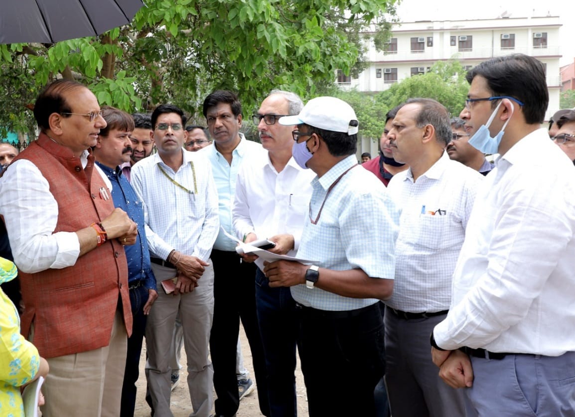 Hon’ble Lt. Governor Undertook Site Inspection Of Locations Across The National Capital Including Khoja Wala Bagh Ashok…