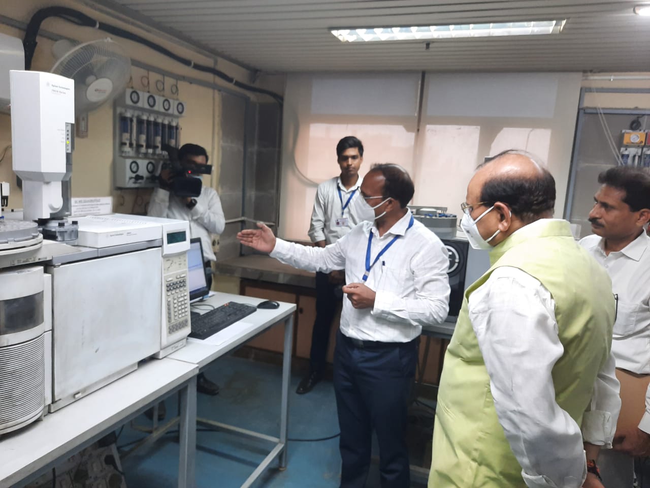 Hon’ble Lt. Governor visited FSL in Rohini.