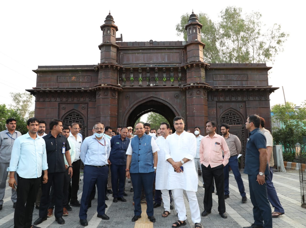 Hon'ble Lt. Governor visited Bharat Darshan Park at Punjabi Bagh.