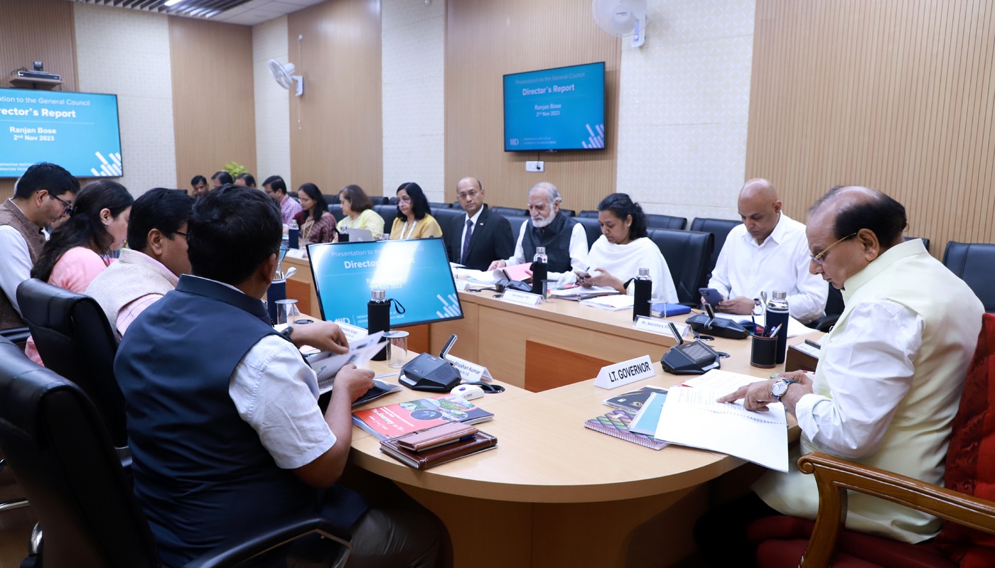 माननीय उपराज्यपाल ने 02 नवंबर, 2023 को IIIT-D की जेनरल कौंसिल की बैठक की अध्यक्षता की ।