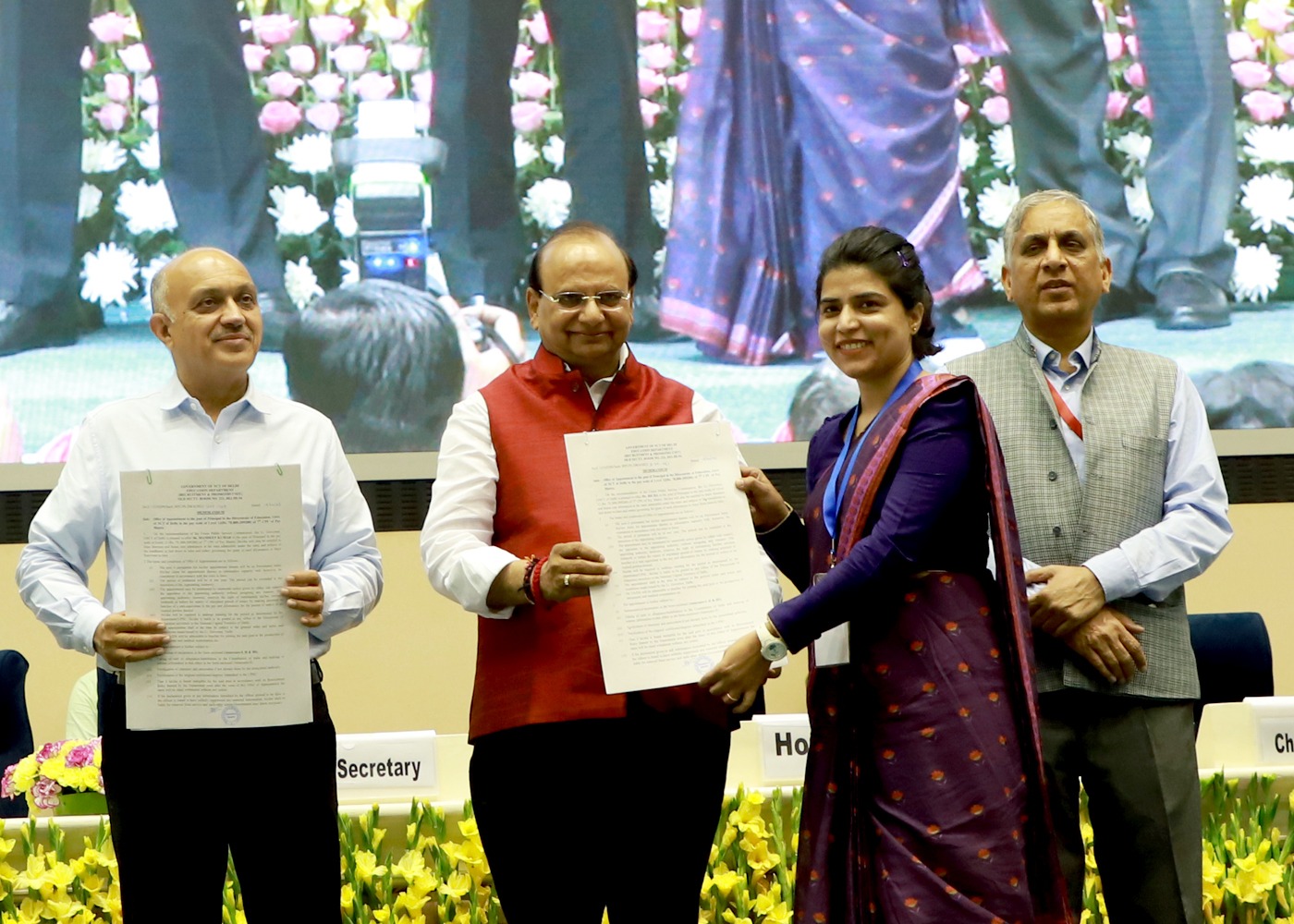 Hon’ble Lt. Governor Handed Over Letters Of Appointment To Nearly 1500 New Appointees In Various Departments Of Delhi…