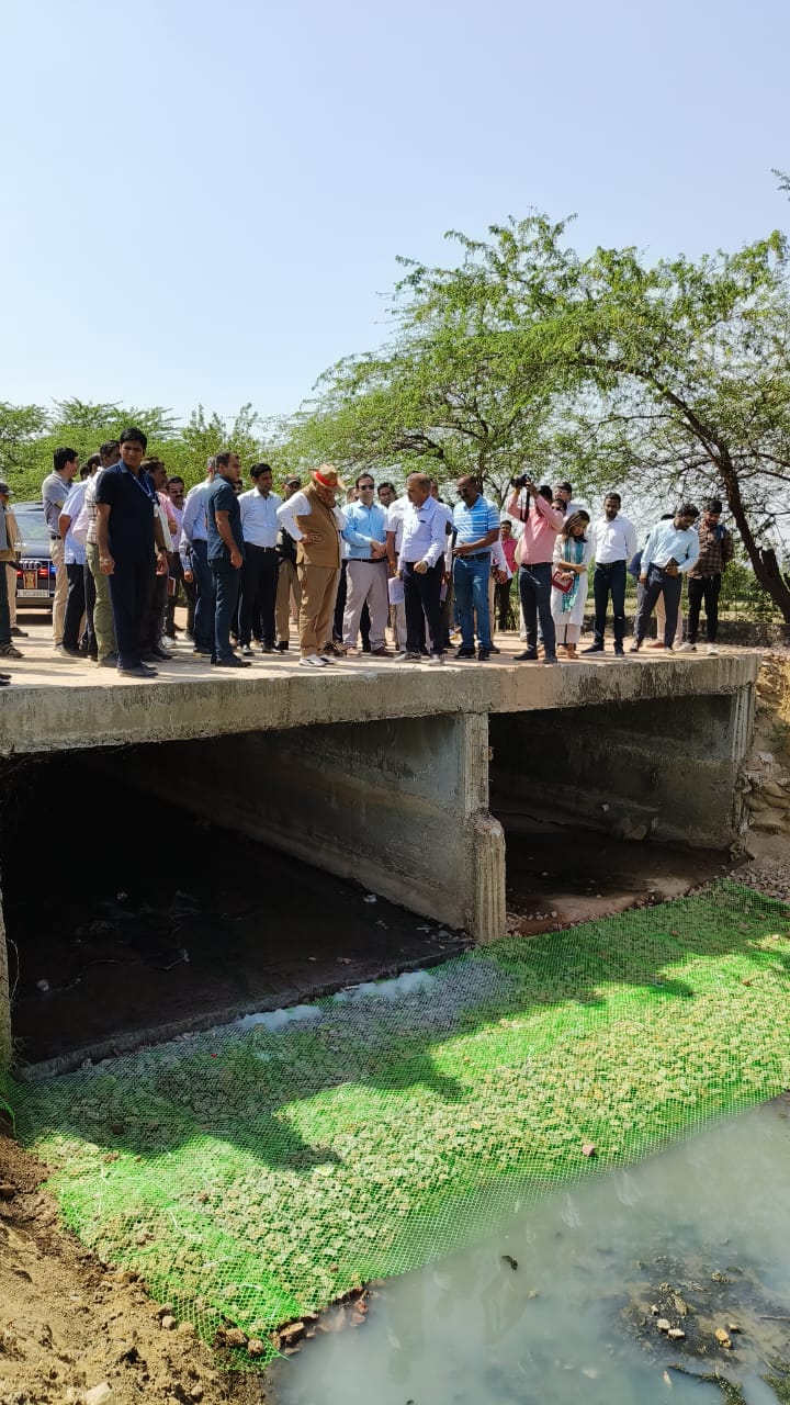 Hon’ble Lt. Governor Visited Najafgarh Jheel.
