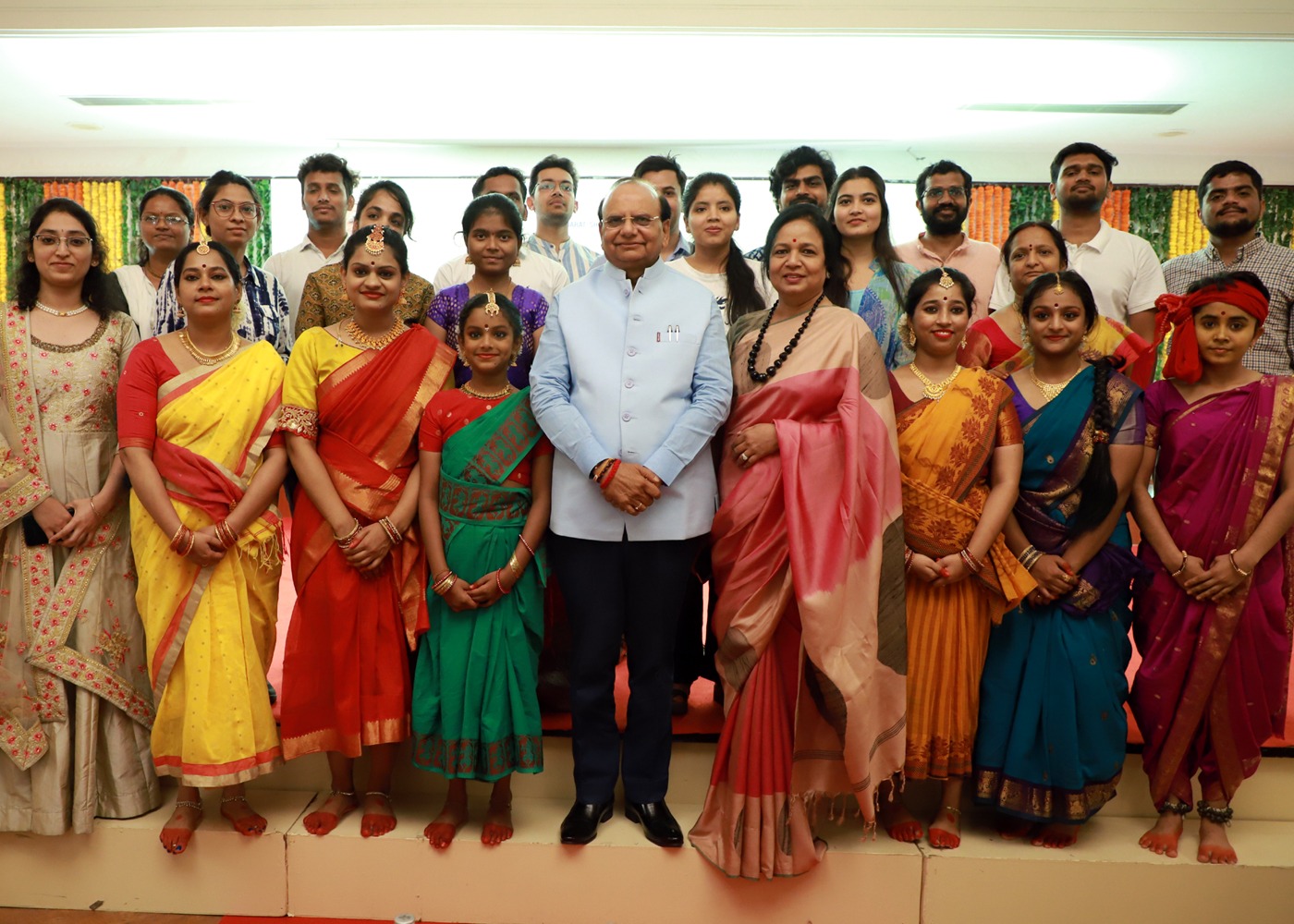 Hon’ble Lt. Governor celebrated Telangana Statehood Day at Raj Niwas with people from the State living in the Capital.