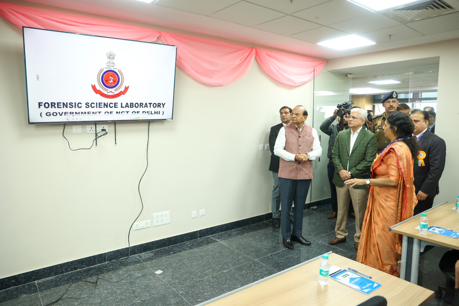 माननीय उपराज्यपाल ने फोरेंसिक विज्ञान प्रयोगशाला (एफएसएल) के अत्याधुनिक नए एनेक्स भवन का उद्घाटन किया।